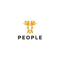 People logo icon design vector