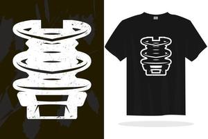 Modern t shirt design vector template with random graphics