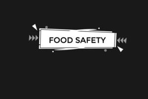 food safety vectors.sign label bubble speech food safety vector