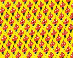 Víspera de Todos los Santos modelo gracioso fondo de pantalla para textil, Víspera de Todos los Santos fiesta antecedentes con y horror diseño. sin costura modelo de Víspera de Todos los Santos con linda calabazas y araña web-halloween vector diseño.