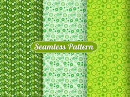 seamless floral pattern's set of collection ornaments. hand drawn abstract botanic leaves background. Endless textile texture used for printing retro fabric pattern design. vector