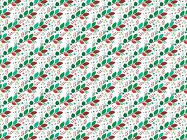 seamless floral pattern's set of collection ornaments. hand drawn abstract botanic leaves background. Endless textile texture used for printing retro fabric pattern design. vector