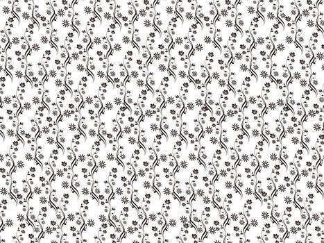 sin costura floral patrones conjunto de colección adornos mano dibujado resumen botánico hojas antecedentes. interminable textil textura usado para impresión retro tela modelo diseño. vector