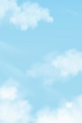 Blue sky with altostratus clouds background,Vector Cartoon sky with cirrus clouds,Backdrop background for Seasonal vertical banner Cloudy in Sunny day Spring or Summer.3d illustration Beautiful nature