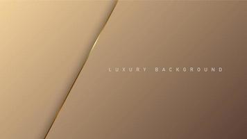 Rose luxury background with gold elements, paper concept design template for your design vector