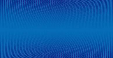 Abstract Vector Background Illustration With Blue Wavy Lines.