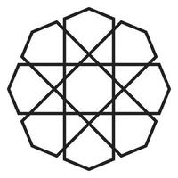 Free pattern shape vector flat arabic islamic design asset element material
