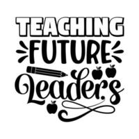 Teaching future leaders vector