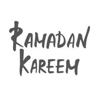 Ramadan Kareem greeting card design template vector