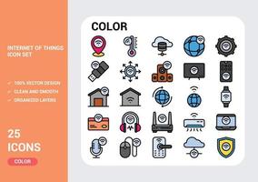 Internet of things Icon pack vector