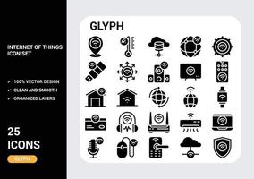 Internet of things Icon pack vector