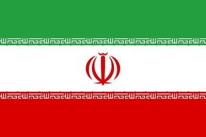 Simple map Iran vector