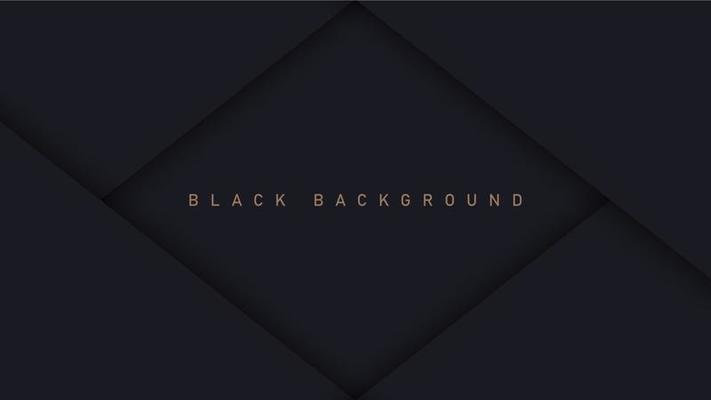 Black luxury background with shadow elements, template for your design
