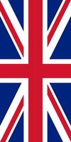 Hanging vertical flag vector