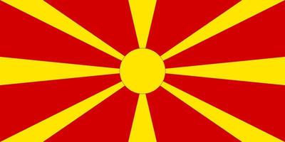 Simple flag Correct size, proportion, colors. vector
