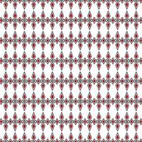 black and red ethnic pattern vector