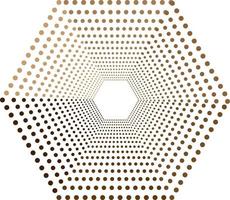 Dynamic Vector Hexagon shape that you can use as logo, symbol, background, icon, etc.