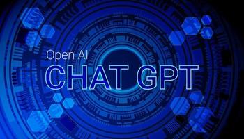 Odesa, Ukraine-March 27, 2023 Chat GPT banner for web using, apps, websites, Chat-bot GPT from Open AI horizontal vector poster.