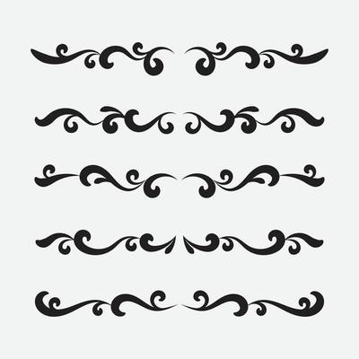 Free Set Of Vintage Frames With Beautiful Filigree Decorative Borders Vector Ilration 21852527 Art At Vecy