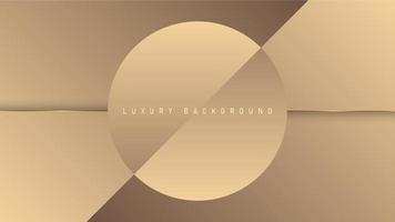 Geometric luxury background with gold elements template for your design vector