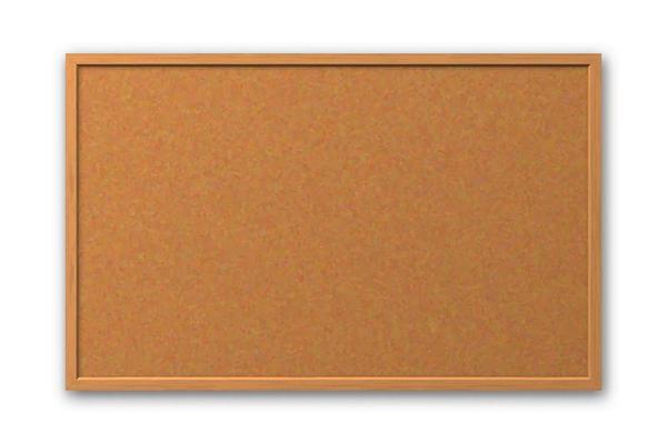 3d realistic bulletin board with wooden frame