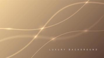 Rose luxury background with gold elements, light concept design template for your design vector