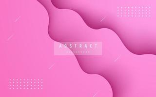 abstract pink soft diagonal dynamic wavy shape light and shadow with halftone dots background. eps10 vector