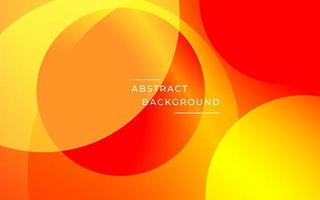 Abstract overlap line and circle shape with orange yellow gradient color. eps10 vector