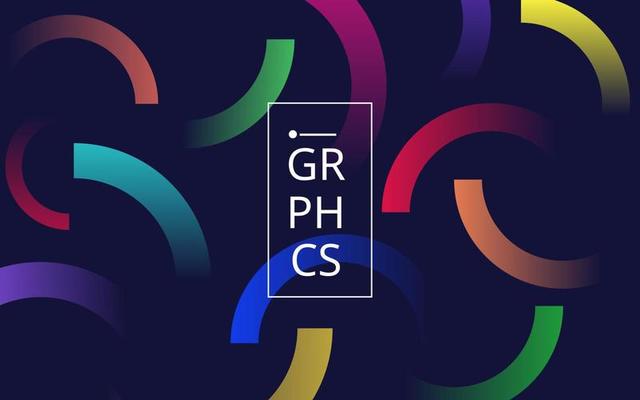 minimal abstract colorful circle geometric shape trendy wallpaper background. eps10 vector