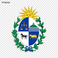 emblema de Uruguay vector