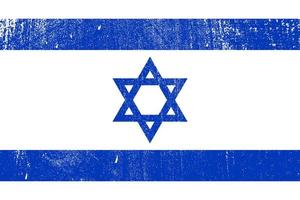 israel grunge styled flag . Vector illustration