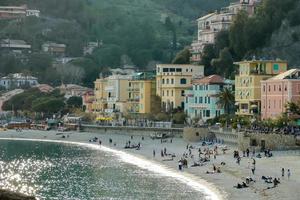 Small city in the Cinque Terre area in Liguria, Italy photo