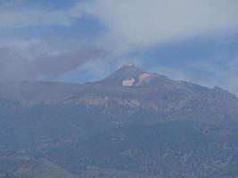 Scenic mountain landscape photo