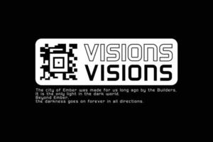 visions Streetwear design vector template