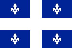 Simple flag province of Canada vector