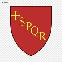 emblema de Roma vector