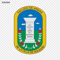 emblema ciudad de Colombia vector