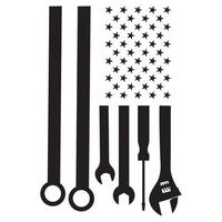 American Tool Flag vector