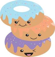 Pile of Donuts vector