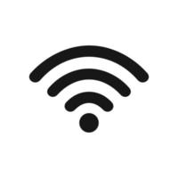 Wifi icon isolated on white background vector