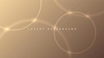 Rose luxury background with gold elements, light concept design template for your design vector