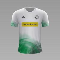 realista fútbol camisa 2020 vector