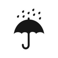 Keep dry icon isolated on white background vector