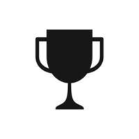 Trophy icon isolated on white background vector