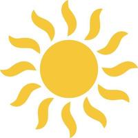Sun icon - vector. Simple element illustration summer concept. Sun icon - vector. Summer concept vector illustration. on white background