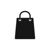 Shopping bag icon isolated on white background vector