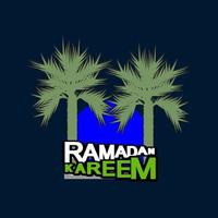 ramadan kareem templet vector