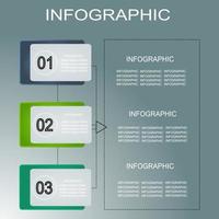 infografía templet con icono adecuado para negocio reporte vector