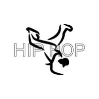 dance pose or sillhoutte,black and white vector