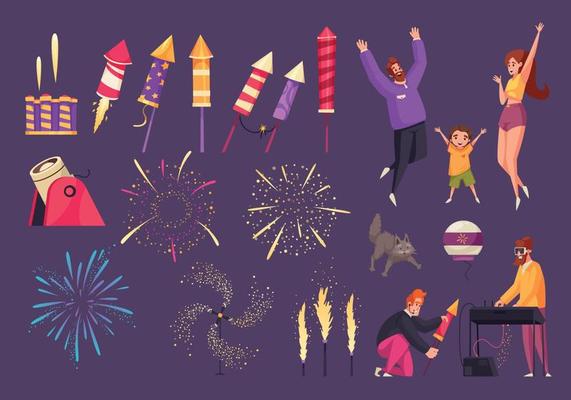 Fireworks Icons Set